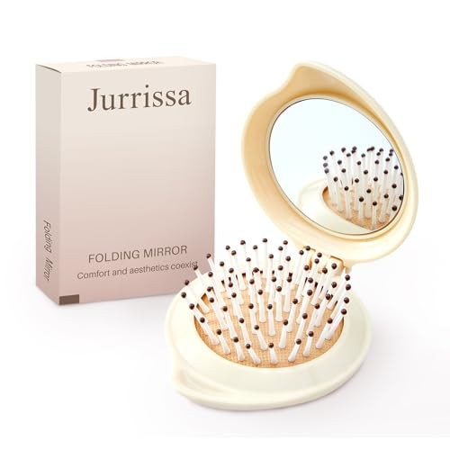 Folding hair brush with - folding,